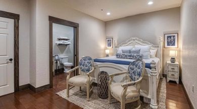 Seek relaxation along Route 66 at the Bluebird Inn in downtown Elk City.