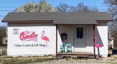 Nostalgic Chandler OK Visitor Center & Gift Shop