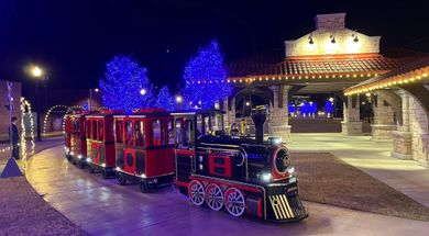 Depot Green Christmas Train