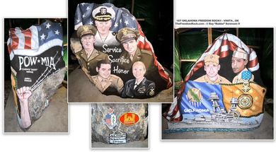 Craig County Veterans Memorial Rock