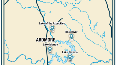 Oklahoma Fishing Trail - South-Central Loop