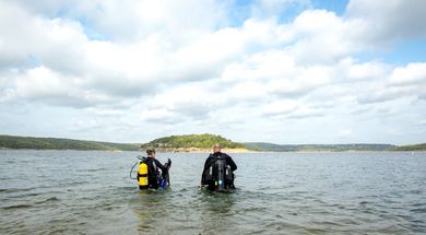 Scuba Diving at Lake Tenkiller