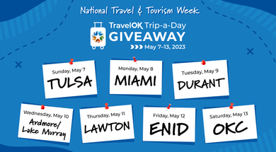 TravelOK Trip-a-Day Giveaway Prizes & Contest Rules