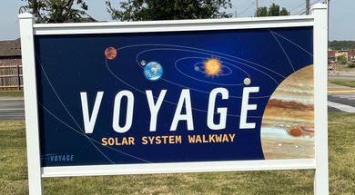 Voyage Scale Model Solar System Walkway