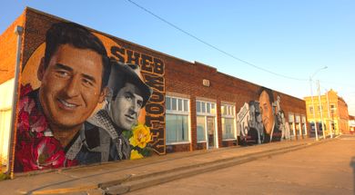 Roger Miller & Sheb Wooley Mural