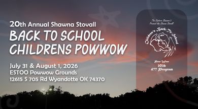 Eastern Shawnee's Shawna Stovall Back-to-School Children's Powwow
