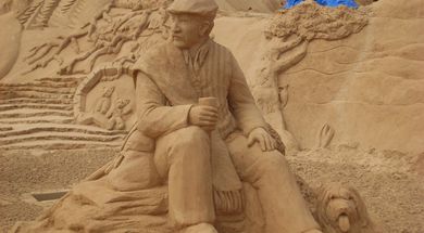 Route 66 Sand Sculpture Showcase