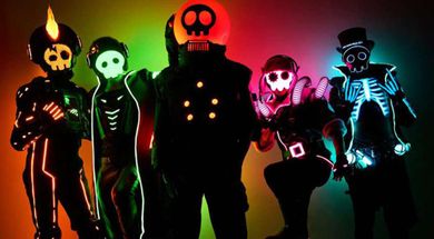 The Living Tombstone in Concert
