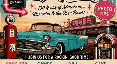 Route 66 Centennial Sock Hop