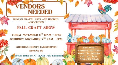Duncan Crafts, Arts & Hobbies Association Fall Craft Show