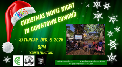 Christmas Movie Night in Downtown Edmond