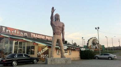 Native American Muffler Man