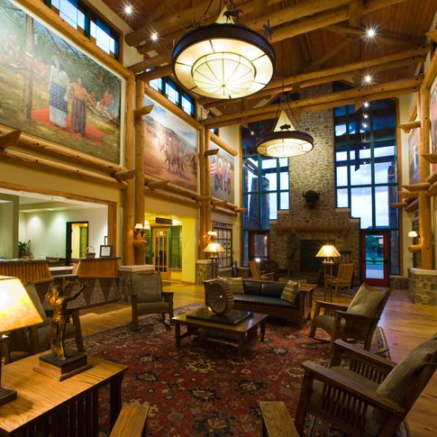 A vast art collection is on display at the Quartz Mountain State Park near Lone Wolf.