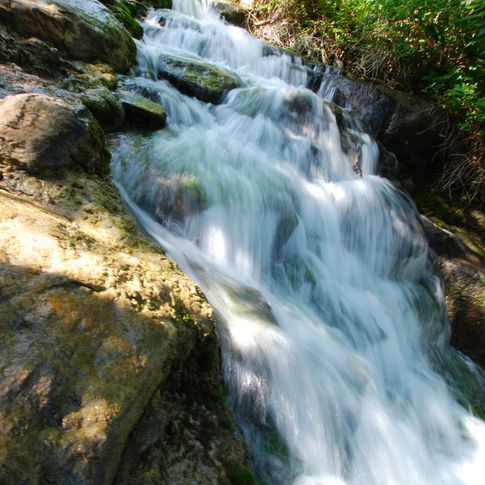 Travertine Creek at the Chickasaw National Recreation Area in Sulphur.