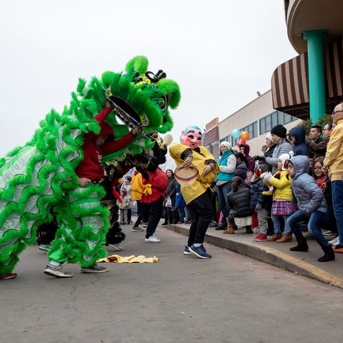 See lion dancers perform at Super Cao Nguyen's Lunar New Year Celebration in Oklahoma City.