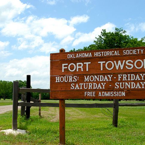 Built in 1824, Fort Towson was on the border between two countries &ndash; the U.S. and Mexico.