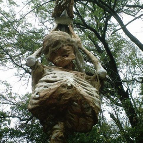 The Psycho Path Haunted Attraction in Sperry features over 40 acres of wooded terror each Halloween season.