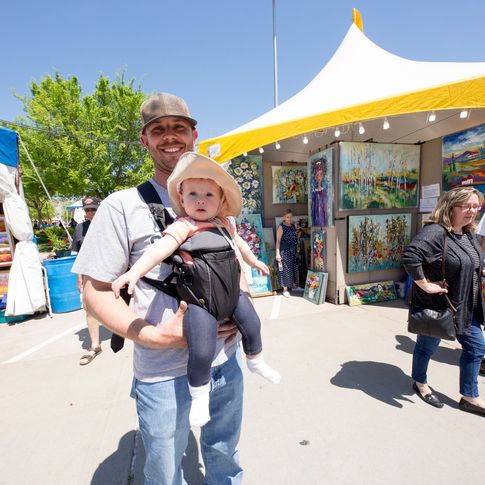 All ages are sure to enjoy viewing artwork on display at the Festival of the Arts in Oklahoma City.