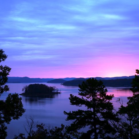 Lake Wister State Park is nestled along the shores of the lake and offers gorgeous views like this one as well as camping, cabins and plenty of outdoor activities.