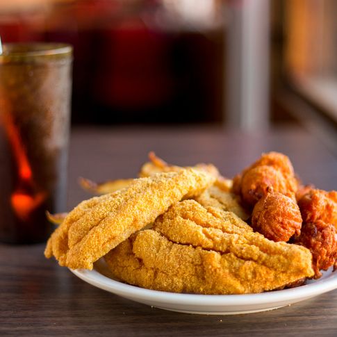 Give the house specialty a try at McGehee's Catfish Restaurant in Marietta.