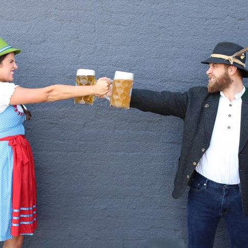 Enter the stein-holding contest at Cabin Boys Brewery's Oktoberfest party in Tulsa.