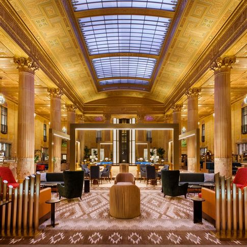 Book your next Oklahoma City stay at The National Hotel, a member of Marriott's Autograph Collection that offers opulent guest rooms, world-class dining and convenient access to all downtown attractions.