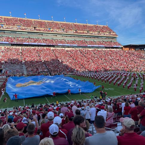 Secure your seat in the Gaylord Family Memorial Stadium in Norman to watch the Sooners on a fall Saturday in Norman.
