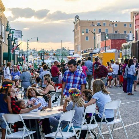 The Claremore community comes together for the monthly Food Truck Thursday food truck event.