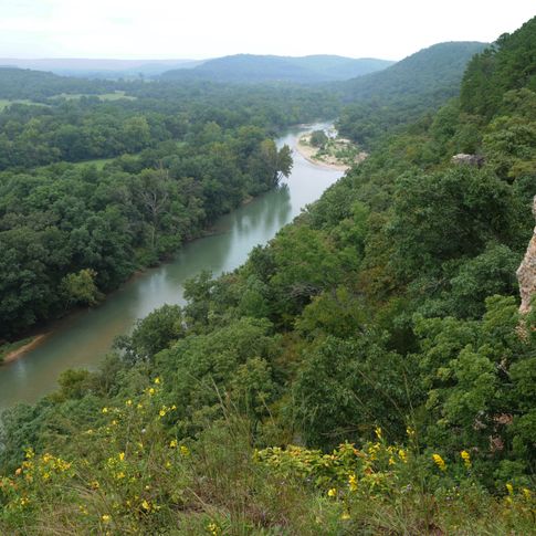 Noted for its beauty, the Illinois River is nestled in the heart of the Oklahoma Ozarks with its oak-hickory forest. There is excellent fishing with smallmouth and largemouth bass, channel and flathead catfish, walleye and various sunfishes.
