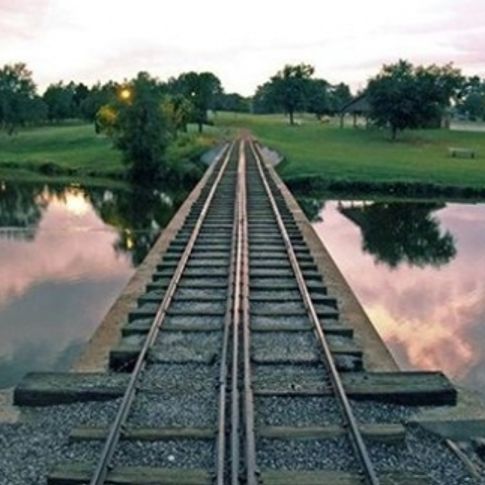 Train rides around Enid&#039;s charming Meadowlake Park are available in the spring and summer.