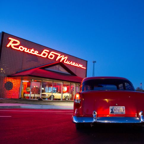 Get a glimpse of the Mother Road in its heyday at the Oklahoma Route 66 Museum in Clinton.