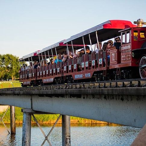 Meadowlake Park in Enid offers a variety of attractions for families, including a miniature train ride around the lake.