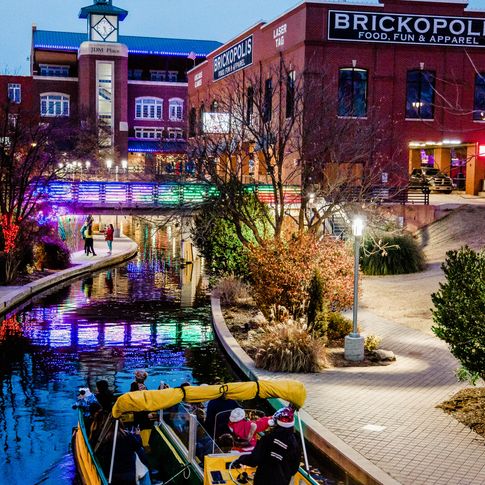 Bricktown Entertainment District offers plenty of family-friendly attractions and nightlife hotspots in Oklahoma City.