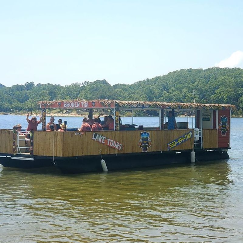 Broken Bow Lake Tiki Boat Tours | TravelOK.com - Oklahoma's Official ...