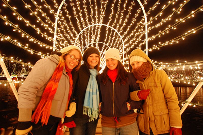 Friends and families have made a tradition out of gathering at Chickasha's annual Festival of Light to enjoy millions of twinkling bulbs, horse-drawn carriage rides, drive-through light displays and old-fashioned hot chocolate and snacks.