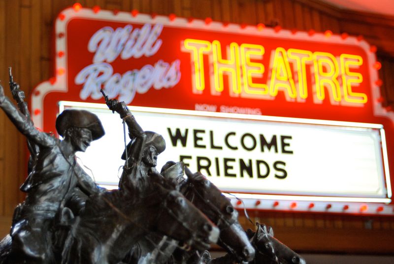 The Will Rogers Memorial Museum in Claremore includes a theater that displays Rogers' movies.  Located along Route 66, the museum offers a nostalgic look at the life of the American icon.
