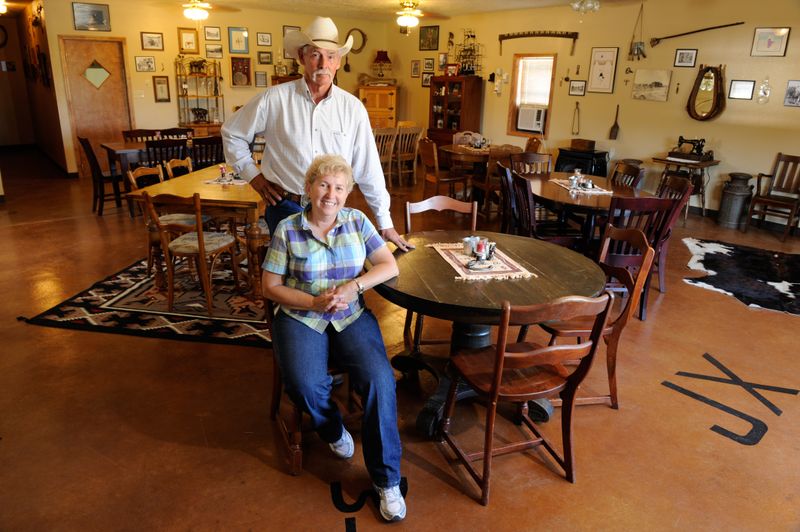 The Collins family offers two cozy cabins at the Hoot Owl Ranch in Kenton, and they serve up a delicious breakfast each morning.