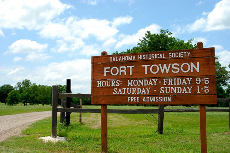 Built in 1824, Fort Towson was on the border between two countries – the U.S. and Mexico.