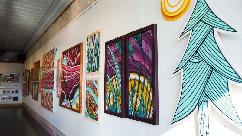 Take home stunning paintings created by Oklahoma artists after shopping in Oklahoma City's Plaza District.