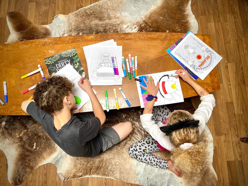 Doodle and color to your heart's content with the printable TravelOK Travel Guide Coloring Book.