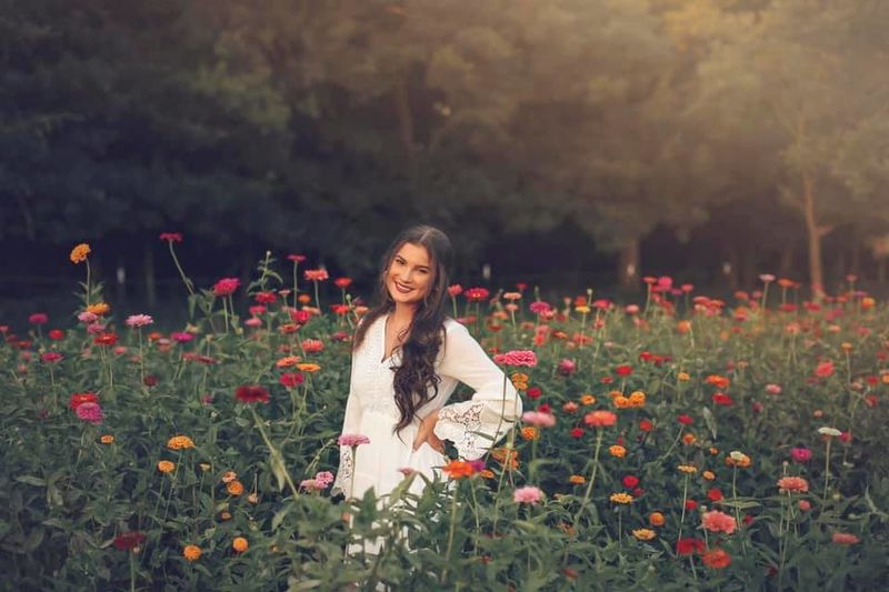 Book a wildflower photoshoot with photographers on location at J&B Flower Patch in Okmulgee.