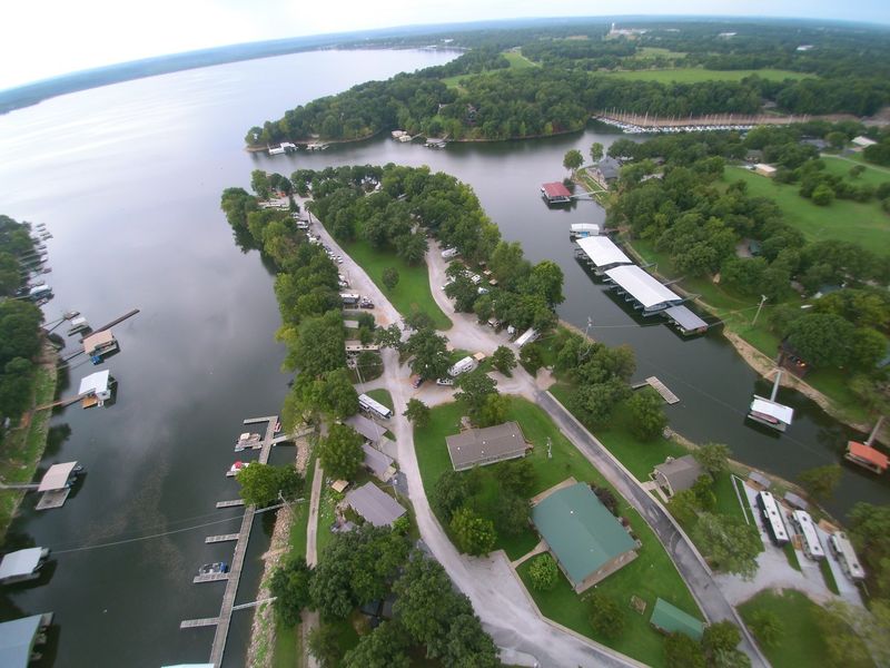 Enjoy Grand Lake with a stay at Water's Edge RV &amp; Cabin Resort in Vinita.