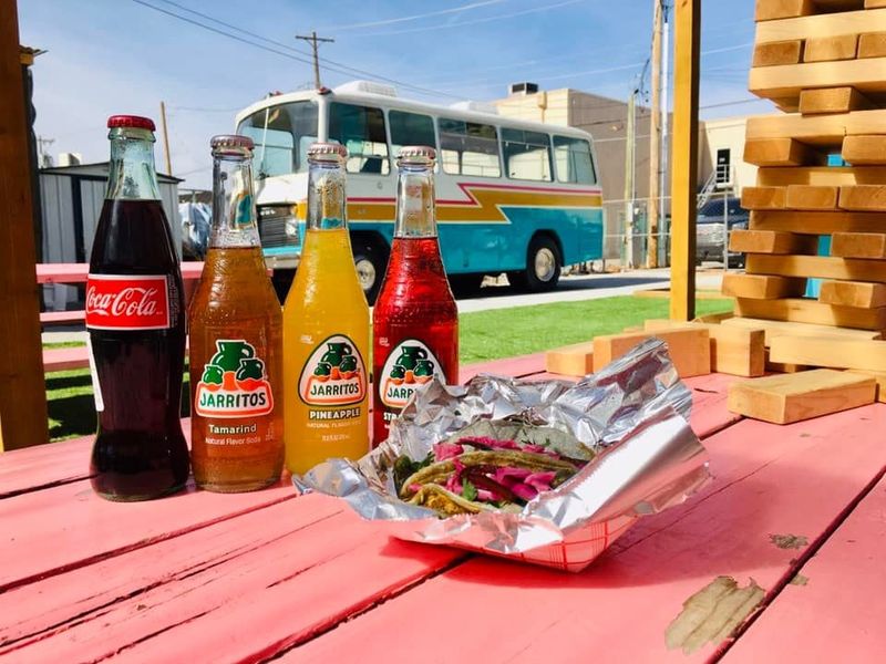 Pair delicious tacos with cocktails and specialty sodas at Recess Taco Park in Norman.