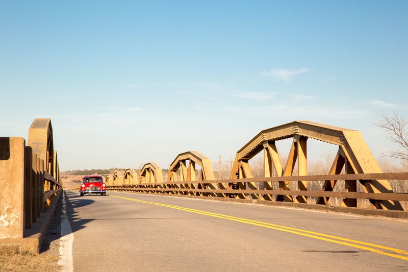 Historic Pony Bridge near Geary made an appearance on the 1939 film &ldquo;The Grapes of Wrath.&rdquo;
