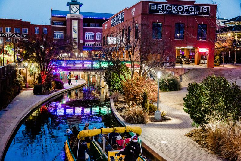 Bricktown Entertainment District offers plenty of family-friendly attractions and nightlife hotspots in Oklahoma City.