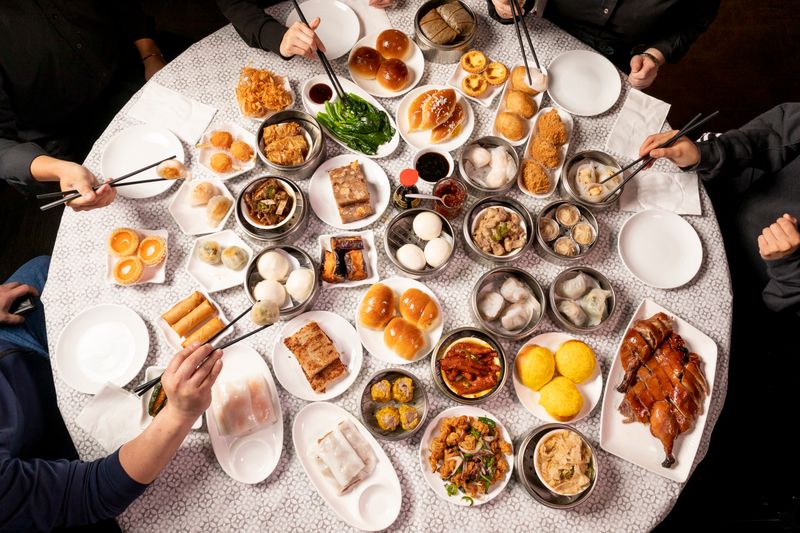 Gather a group of friends or family for dim sum and watch as steaming carts of small plates like shumai, soup dumplings, barbecue pork bao buns and tarts are paraded throughout Golden Phoenix’s dining area.