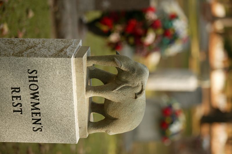 The Mount Olivet Cemetery in Hugo has a special area dedicated to circus and rodeo performers.