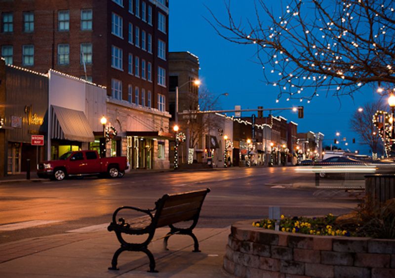 Historic downtown Ardmore lights up for Christmas and welcomes visitors to shop in unique boutiques and friendly, family-owned shops.