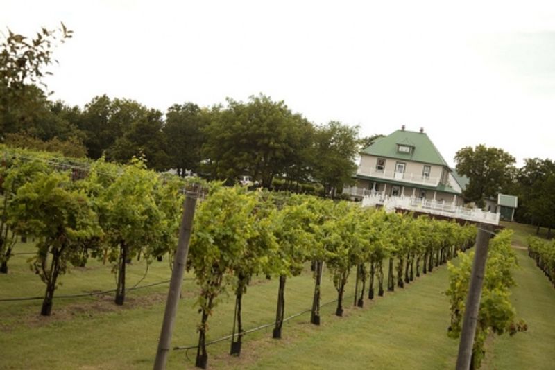 A charming bed and breakfast inn overlooks the picturesque vineyards of Indian Creek Village Winery & Village Inn in Ringwood.  Indian Creek offers a romantic countryside escape with gourmet meals, wine tastings and peaceful surroundings.