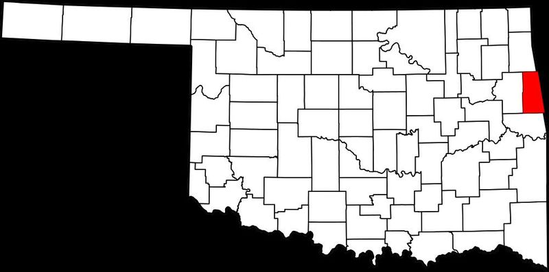 Adair County in northeast Oklahoma.